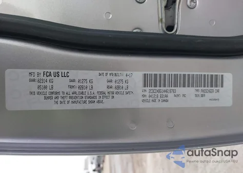 2017 Dodge Charger Se Rwd z USA, uszkodzony, nr VIN 2C3CDXBG1HH618783